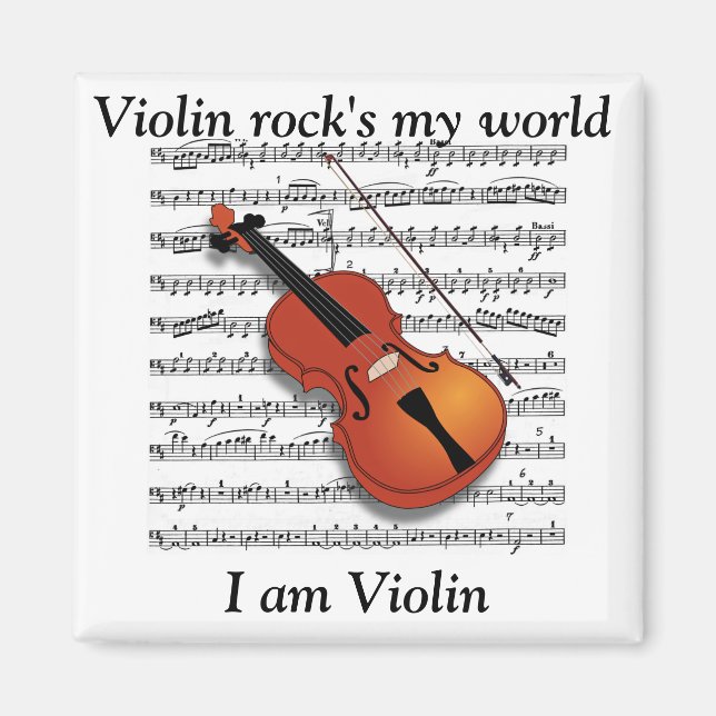 Imã Violin Lover_ (Frente)