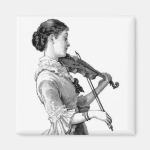 Imã Violinista Vintage