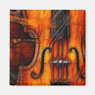 Imã Violino artístico