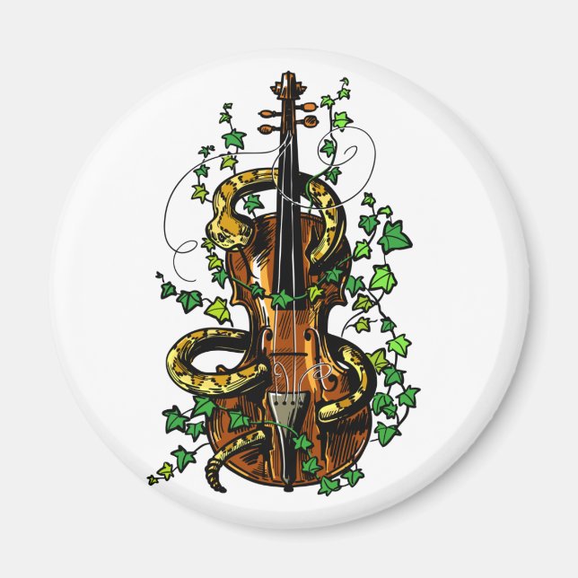 Imã Violino e cobra (Frente)