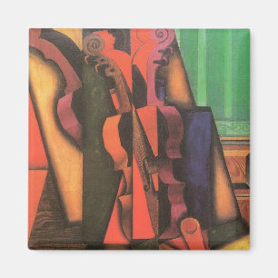 Imã Violino e Guitarra por Juan Gris, Arte Cubista Vin