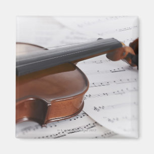Imã Violino e partitura