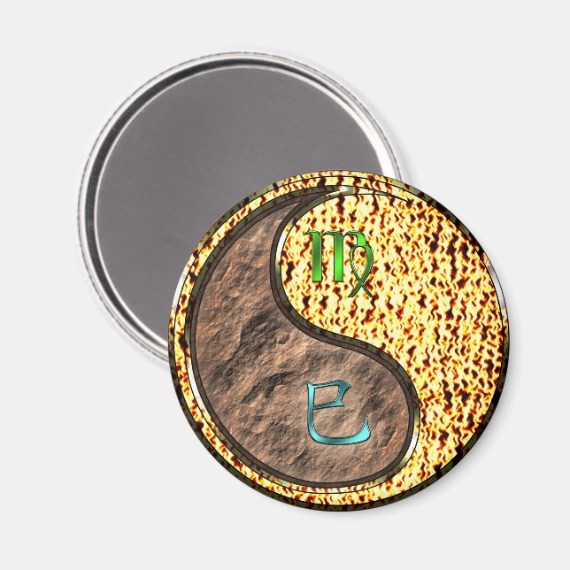 Imã Virgem & Cobra de Fogo (Front/Back)