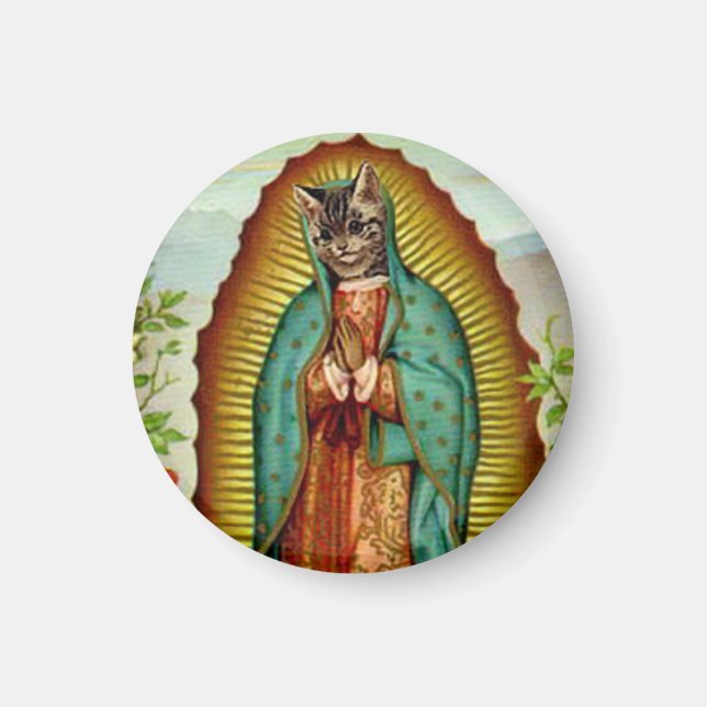 Imã Virgem gatinho de Guadalupe (Frente)