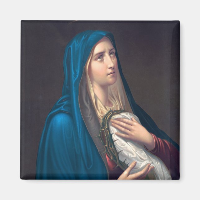 Imã Virgem Maria chorando, E. Steinmann (Frente)