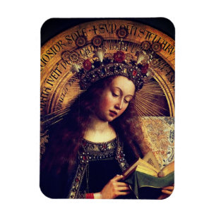 Ímã Virgem Maria - Gent Altarpart de Jan van Eyck