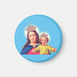 Imã Virgem Maria rainha com Jesus