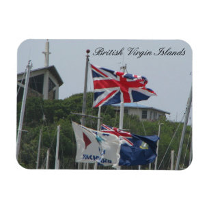 Ímã Virgin Gorda das bandeiras @