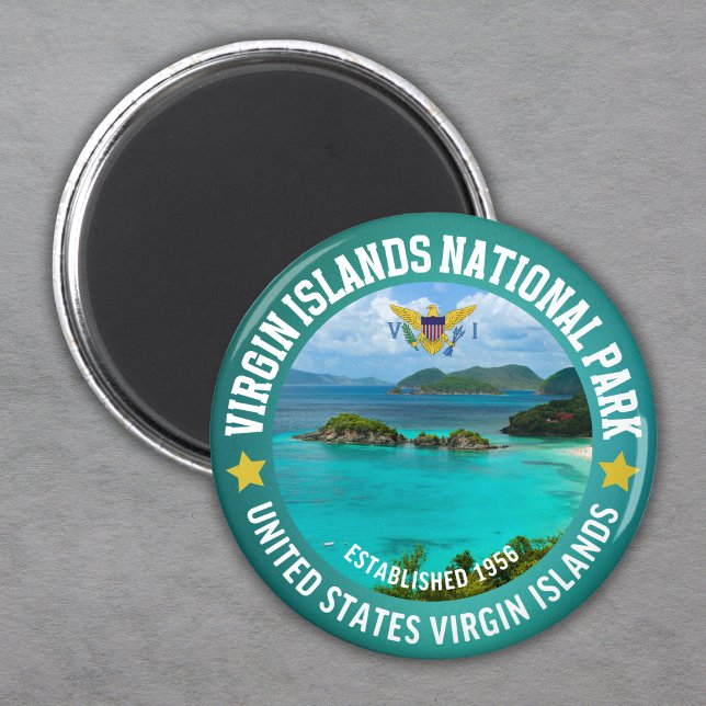 Imã Virgin Islands National Park Est 1956 (Criador carregado)