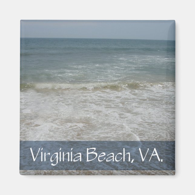 Imã Virginia Beach, VA. #10 Magnet (Frente)