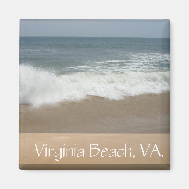 Imã Virginia Beach, VA. #5 Magnet (Frente)