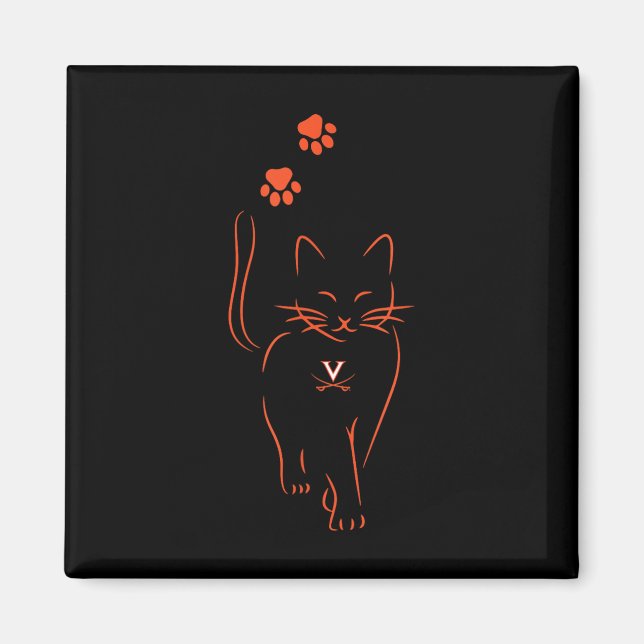 Imã Virginia Cavaliers Licensed Impressão Uni-adultos_ (Frente)