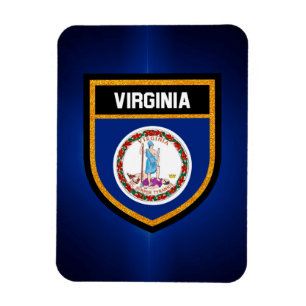 Ímã Virginia Flag