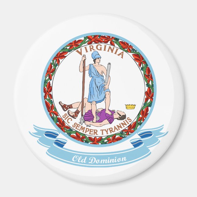 Imã Virginia Seal (Frente)
