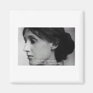 Imã Virginia Woolf "Encontrar Paz", dons de citação de