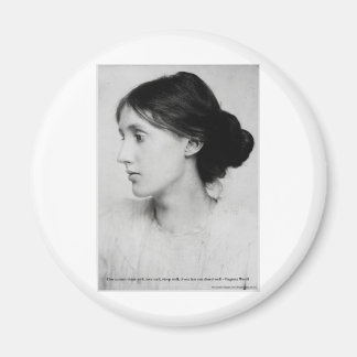 Imã Virginia Woolf "Love Well" Cote Mugs & Gifts