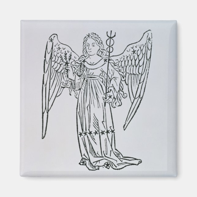 Imã Virgo (Virgem), uma ilustração do Poeti (Frente)