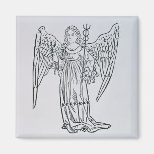 Imã Virgo (Virgin) uma ilustração 'do Poeti