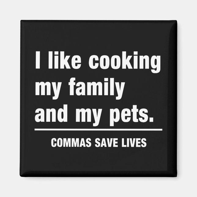 Imã Vírgulas Salvar Vidas (Frente)