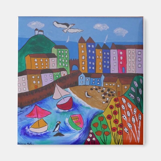 Imã Visão Colorida de Tenby (Frente)