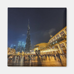 Imã Visão da arquitetura futurista Burj Khalifa