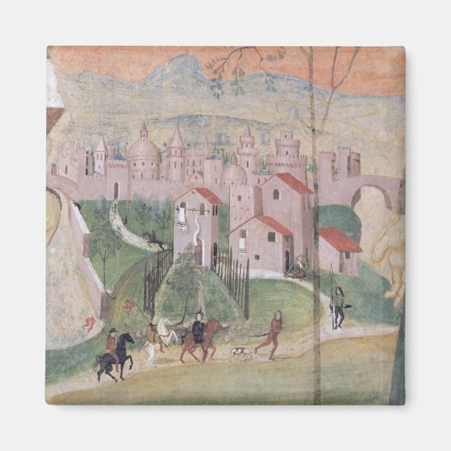 Imã Visão da Cidade de Prato, detalhes da Crucificação (Frente)