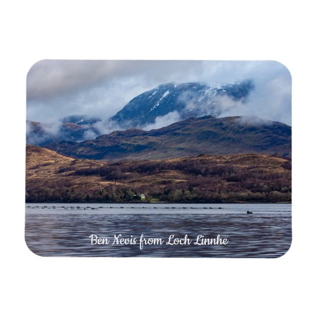 Ímã Visão de Ben Nevis, de Loch Linnhe, Posto Escócia (Horizontal)