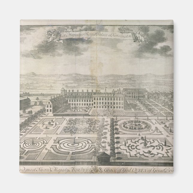 Imã Visão Geral dos Jardins Kensington (Frente)