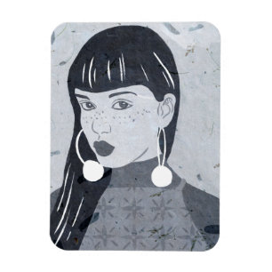 Ímã Visão Noturna do Retrato