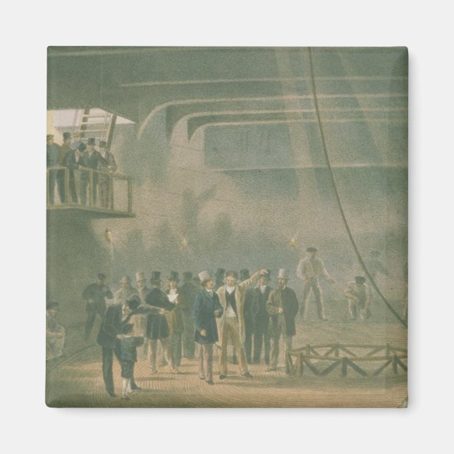 Imã Visita do Príncipe de Gales ao Mar Excelente (Frente)