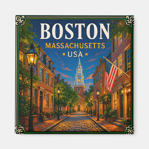 Imã 🍁 Visita Histórica a Boston Massachusetts 🍁