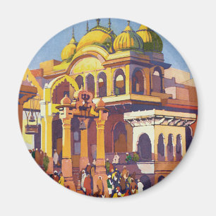 Imã Visite a Índia Muttra