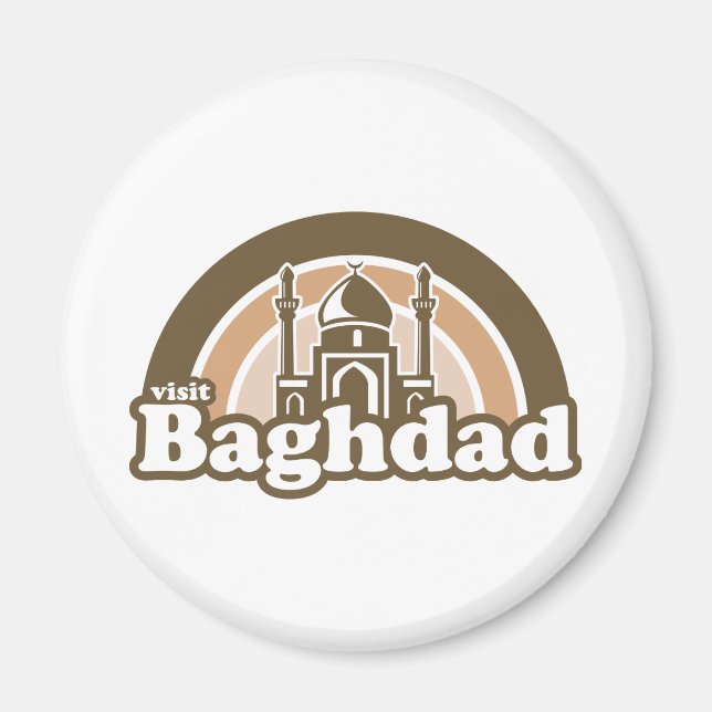 Imã Visite Baghdad Magnet (Frente)