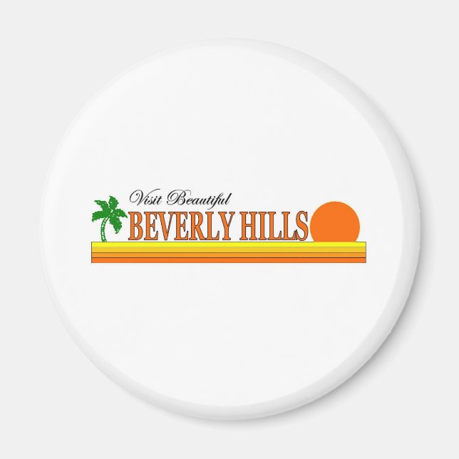 Imã Visite belas Colinas de Beverly, Califórnia (Frente)
