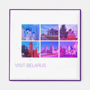 Imã Visite o país da Bielorrússia Ver o Viagem Magnet