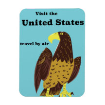 Visite o Poster de viagens dos Estados Unidos