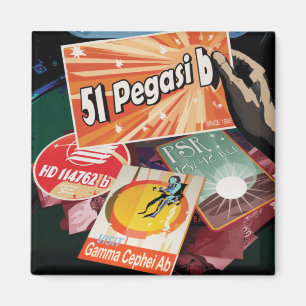 Imã Visite o primeiro exoplaneta encontrado fora do si