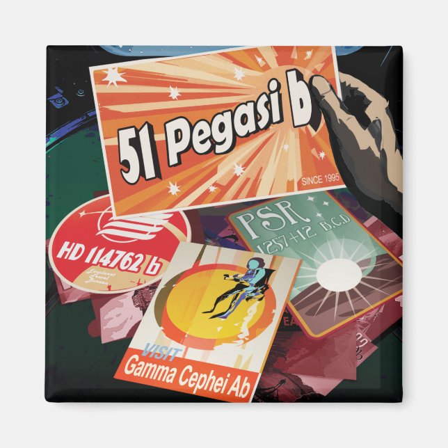 Imã Visite o primeiro exoplaneta encontrado fora do si (Frente)