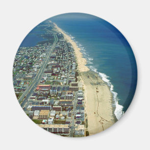 Imã Vista aérea da cidade Maryland do oceano