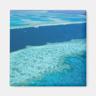 Imã Vista aérea da Grande Barreira de Coral pela