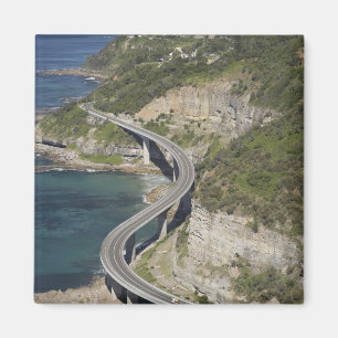 Imã Vista aérea da ponte Sea Cliff perto de Wollongon