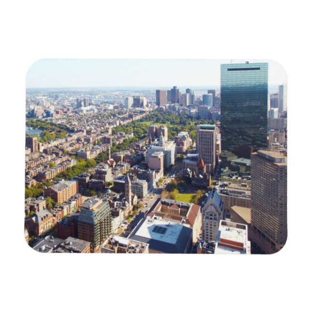 Ímã Vista aérea de Boston (Horizontal)