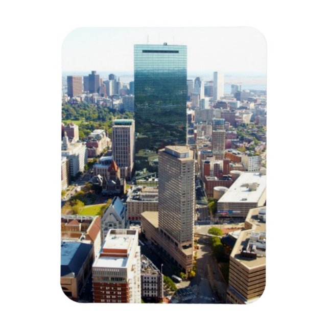 Ímã Vista aérea de Boston 2 (Vertical)