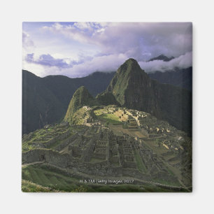 Imã Vista aérea de Machu Picchu, Peru
