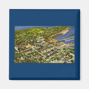 Imã Vista aérea de Marquette, Michigan