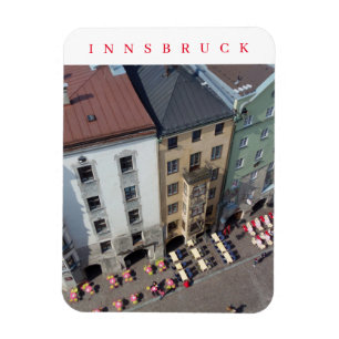 Ímã Vista central da cidade de Innsbruck a partir do í