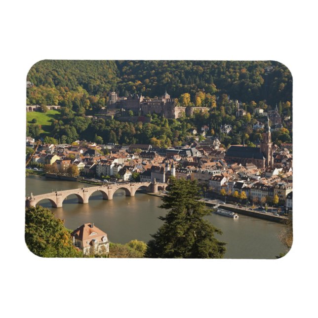 Ímã Vista da Alte Brucke ou Ponte Velha (Horizontal)