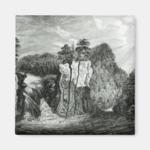 Imã Vista da cachoeira do rio de Passaic, New-jersey