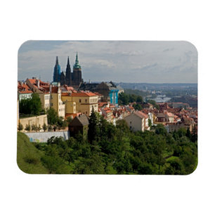 Ímã Vista da Catedral de São Vito, Praga, República Tc