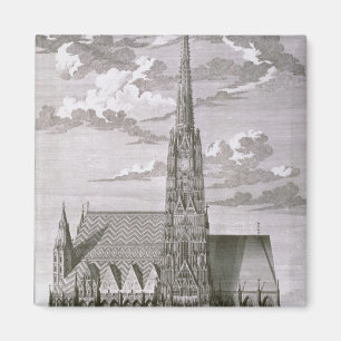 Imã Vista da catedral do St. Stephan